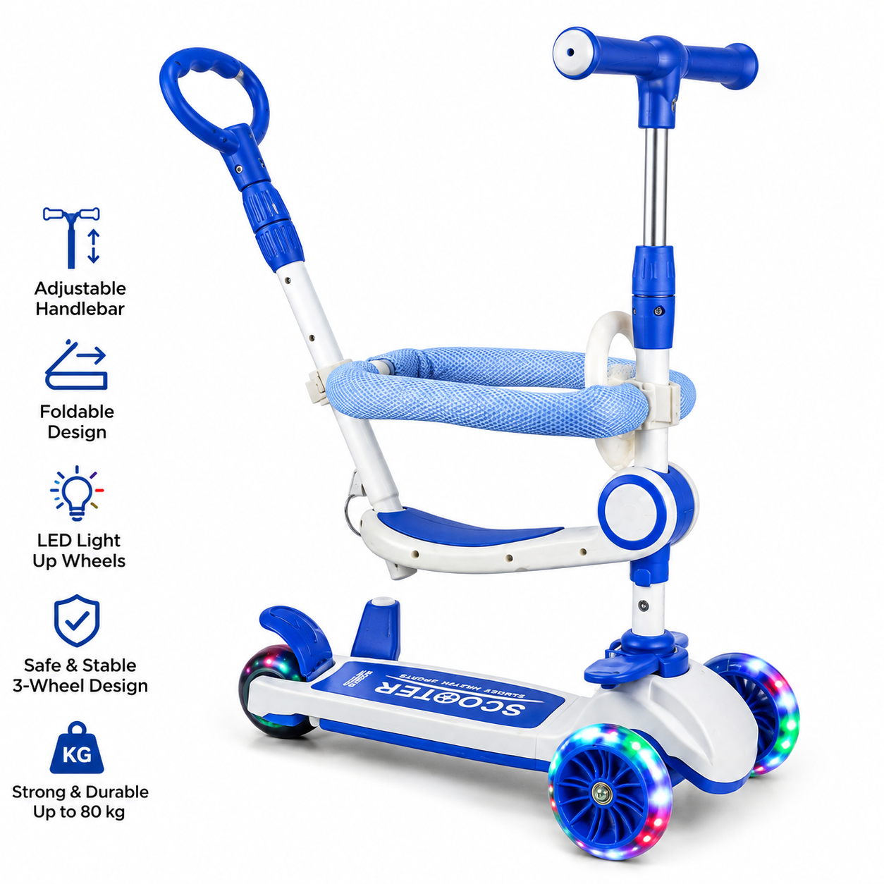 2-in-1-5-wheel-baby-scooter-seat-push-handle-totoland-toys-kenya 2-in-1 Baby Scooter with Seat and Push Handle - Image 1