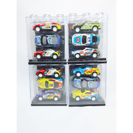 3-Pack Sports Toy Cars for Kids