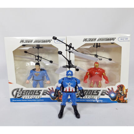 Flying Captain America Induction Plane with Light