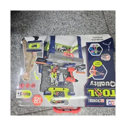 132-Piece Kids Tool Bench Set with Electric Drill – kids tool play set