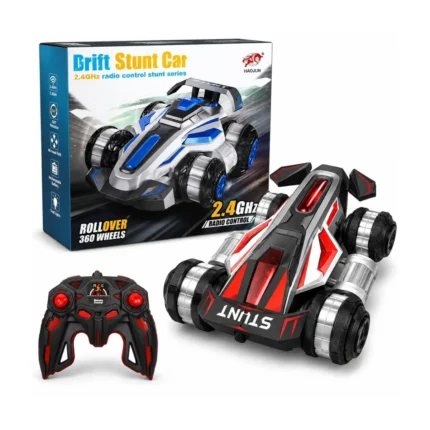 360° RC Stunt Car with 2.4GHz Remote Control – Rechargeable
