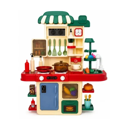 Packaging for 48-piece kids kitchen play set