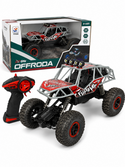 4WD RC Rock Crawler Monster Truck with 2.4GHz Remote Control