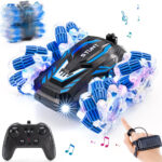 Remote and Watch-Controlled 360° Stunt Car