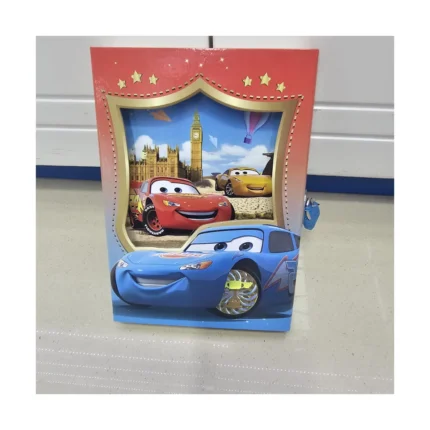 McQueen-Themed Lockable Diary for Boys