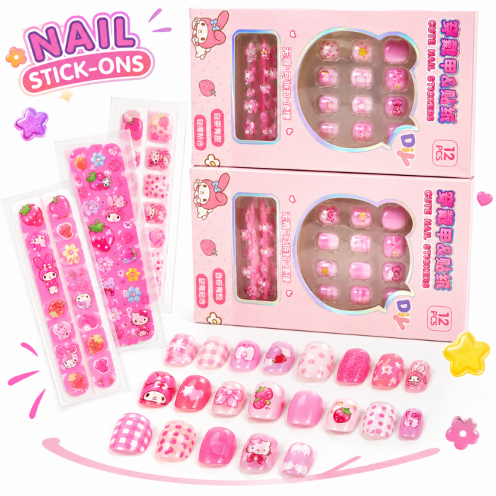 Kids Stick-On Nails toy collection