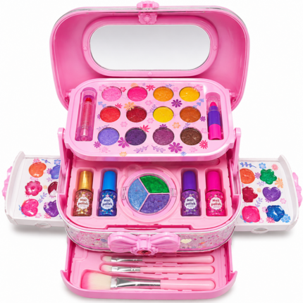 Washable Princess Makeup Kit with Mirror