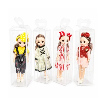 Mini Princess Fashion Doll with Real Clothes – Bag Charm & Keyholder Doll