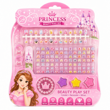 24-Piece Disney Princess Press-On Nail Art Set