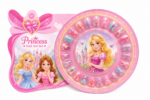 Princess-themed kids press-on nail art set with assorted colourful nail designs, decorative display wheel and beauty accessories available at Totoland Toys Kenya