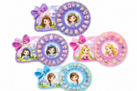 Princess-themed kids press-on nail art set with assorted colourful nail designs, decorative display wheel and beauty accessories available at Totoland Toys Kenya