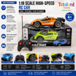 1:18 rechargeable remote control car for kids with controller