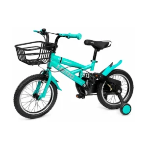 Teal kids’ bicycle with sporty design for Kids Bikes