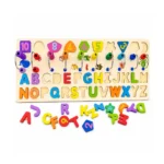 Wooden Alphabet, Numbers, Shapes and Abacus Montessori Learning Board for Kids at Totoland Toys Kenya
