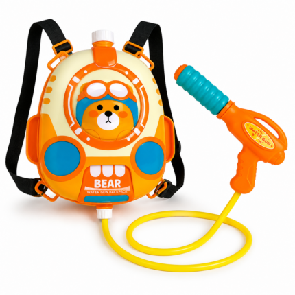 Kids Water Gun with Backpack Water Tank – Manual Pump Spray Gun product image
