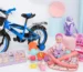 Toy shop in Nairobi with kids bicycle, baby doll, makeup set and toys