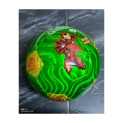 Colourful themed kids football for indoor and outdoor recreational play