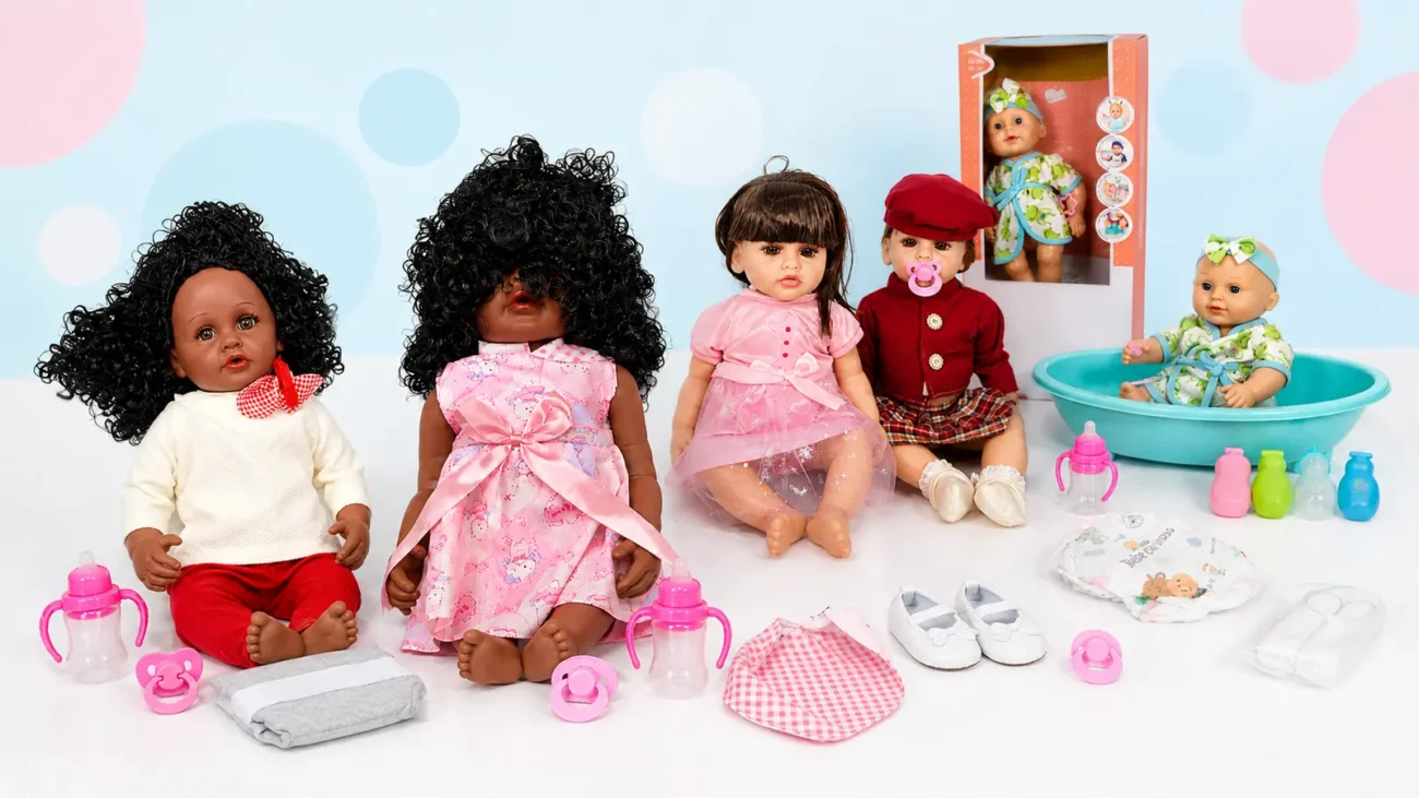 Realistic baby dolls with feeding, clothing and bath-time accessories at Totoland Toys