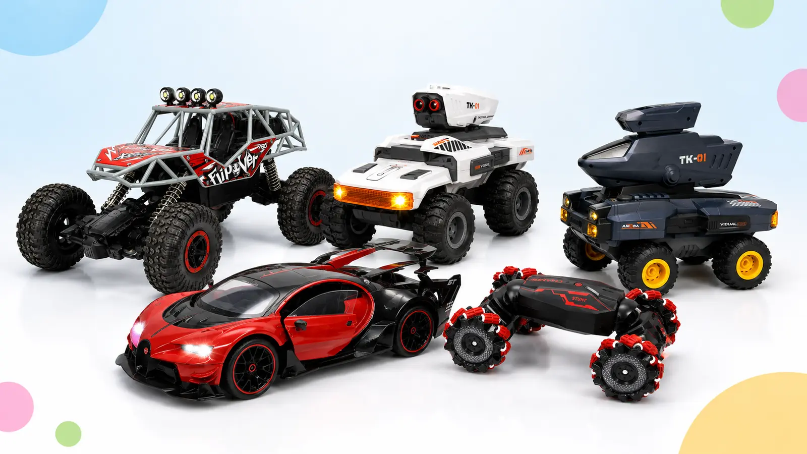 Toy cars and remote-control toys available at Totoland Toys Kenya